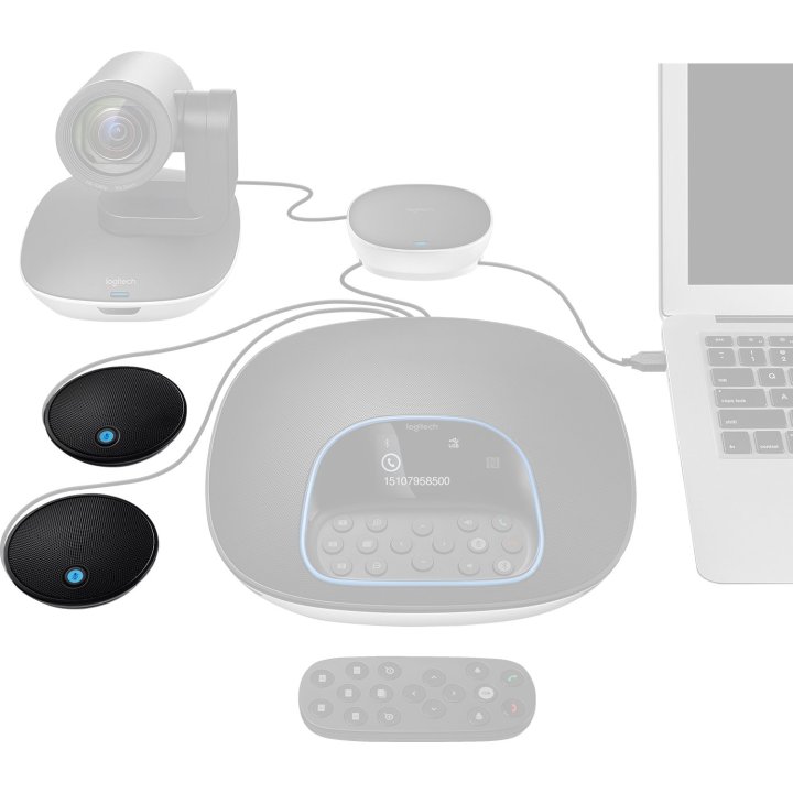 Kit Microfonos Logitech Expansion Logitech Group Jack 3.5 P n 989-000171