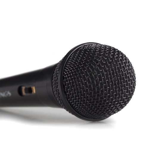 Microfono Ngs Singer Fire Especial Karaoke Jack 6.3 Mm Cable 3mtr