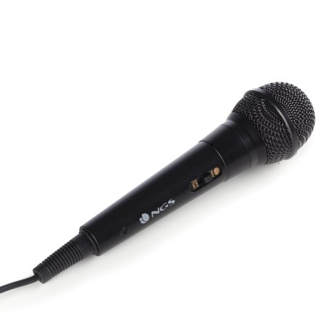 Microfono Ngs Singer Fire Especial Karaoke Jack 6.3 Mm Cable 3mtr