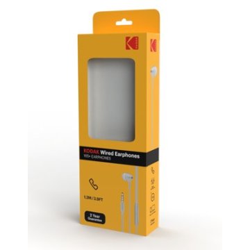 Kodak Auriculares 165+ Con Microfono Intrauditivos Silicona Blancos 2