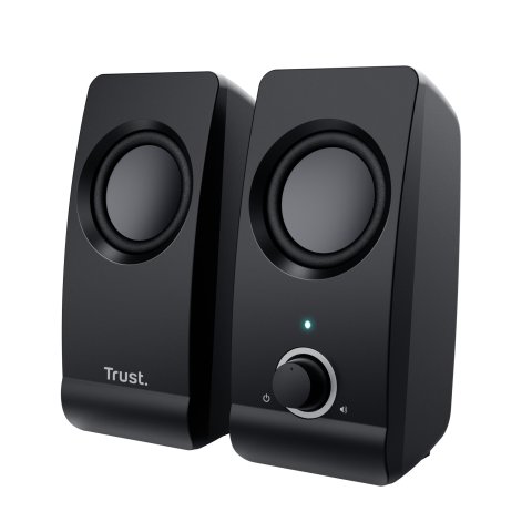 Altavoces 2.0 Trust 2.0 Remo Speaker Set 8w Rms Alimentados Por Usb Control Volumen Negro 17595