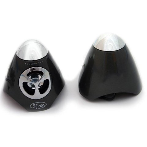 Altavoces 2.0 3free Spk100w 2w+2w Negro Alimentacion Por Usb