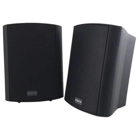 Altavoces 2.0 Autoamplificados Approx Color Negro 30w Por Canal Input 2xrca 1xjack 1x5 Pin Bt