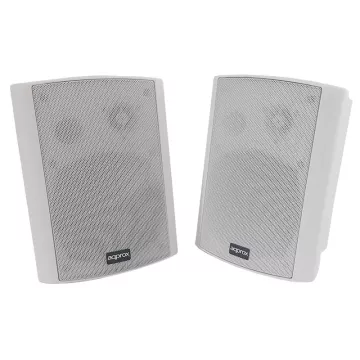 Altavoces 2.0 Autoamplificados Approx Color Blanco 30w Por Canal Input 2xrca 1xjack 1x5 Pin Bt 2