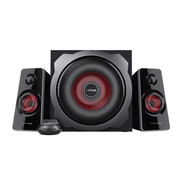 Altavoces 2.1 Trust Gaming Gxt 38 Tytan Rms 60w Control Volum Con Auriculares Y Entrada Linea 19023