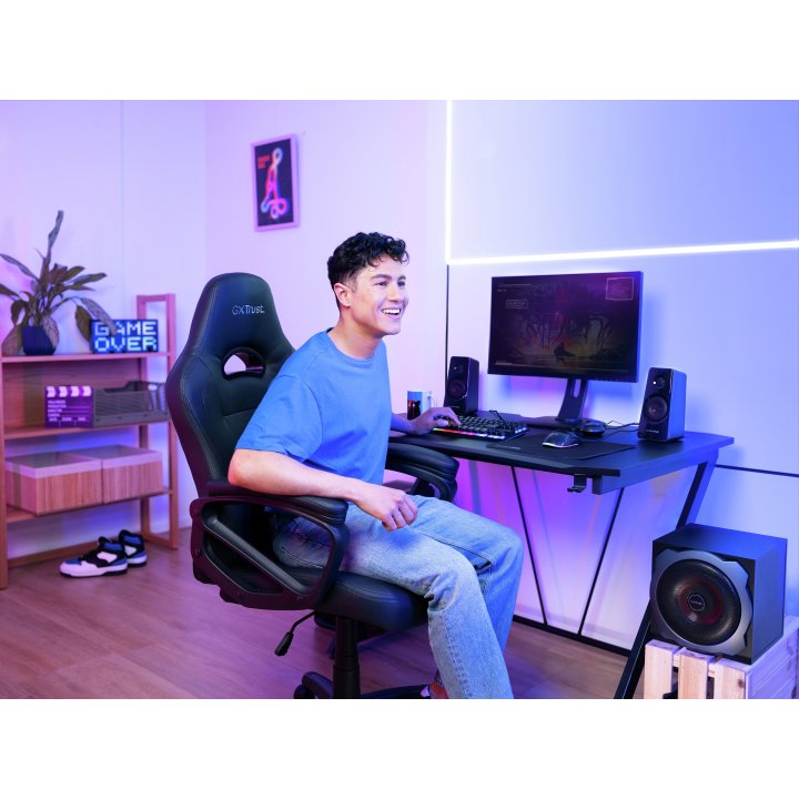 Altavoces 2.1 Trust Gaming Gxt 38 Tytan Rms 60w Control Volum Con Auriculares Y Entrada Linea 19023