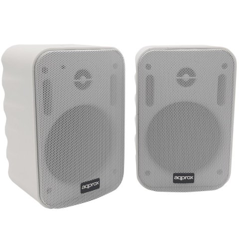 Altavoces 2.0 Bluetooth Autoamplificados Approx Tws 20w Por Canal Bt 4.1 Con Soporte Para Colgar Especificos Para Salas Y Aul
