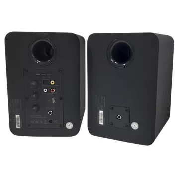 Altavoces 2.0 Bluetooth Autoamplificados Approx Appspk02bk 30w Por Canal Bt5.0 Rca Optical Coaxial Usb Incluye Soporte Pared 2