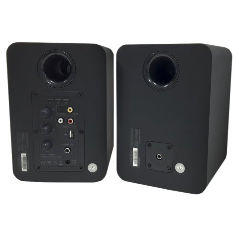 Altavoces 2.0 Bluetooth Autoamplificados Approx Appspk02bk 30w Por Canal Bt5.0 Rca Optical Coaxial Usb Incluye Soporte Pared 