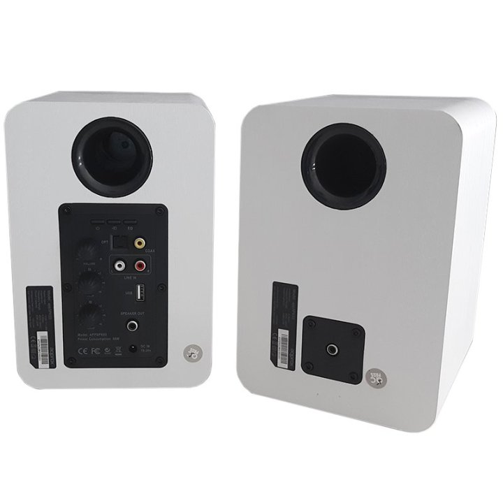 Altavoces 2.0 Bluetooth Autoamplificados Approx Appspk02wh 30w Por Canal Bt5.0 Rca Optical Coaxial Usb Incluye Soporte Pared 