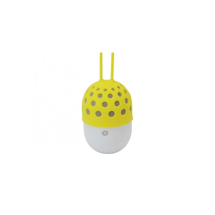 Altavoz Bluetooth Portable Conceptronic Con Luz Led Cspkbtwphly Color Amarillo