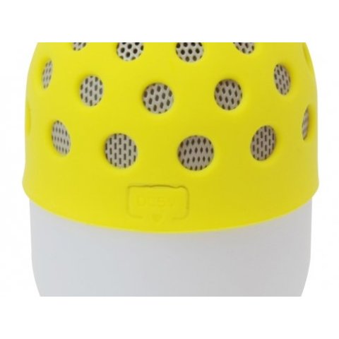 Altavoz Bluetooth Portable Conceptronic Con Luz Led Cspkbtwphly Color Amarillo