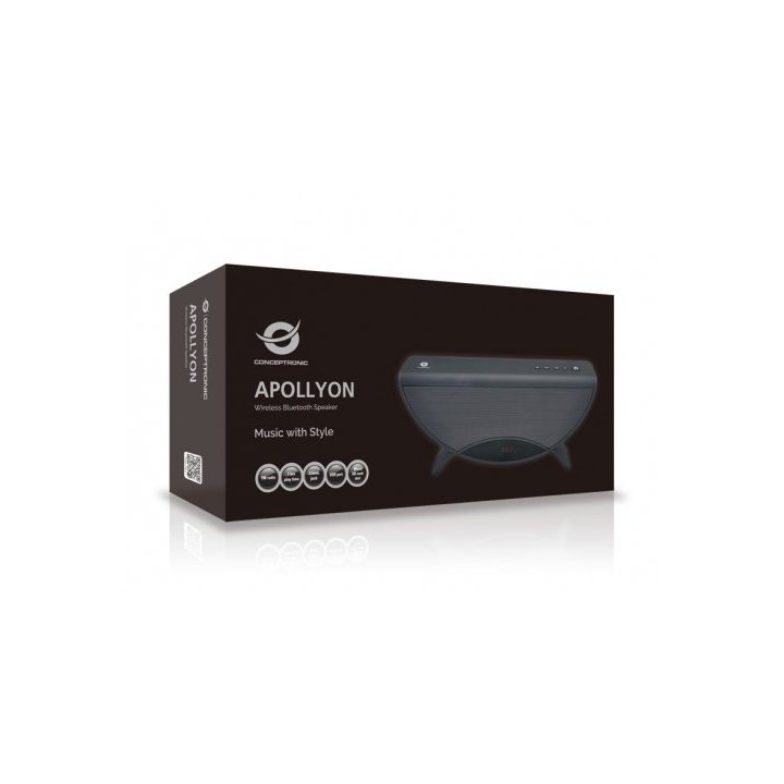 Altavoz Bluetooth Portable Conceptronic Apollyon Color Oro Reproduce Mp3 Desde Usb microsd Radio Fm Manos Libres 10w