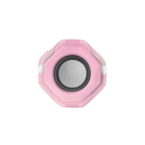 Altavoz Bluetooth Portable Mas Gaming Msbax Pink 10w Radio Fm, Puerto Usb Y Microsd Iluminacion Rgb 8 Efectos