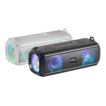 Altavoz Bluetooth Portable Mars Gaming Msb-xt Negro Aux microsd usb fm 20w Potencia Rgb Flow Bateria 2000ma 2