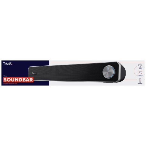 Barra De Sonido Trust Arys Horizontal 6w Control De Volumen Usb Power 22946