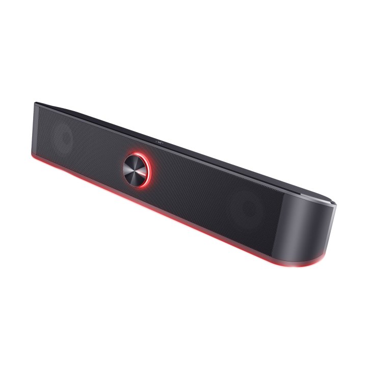 Altavoz Trust Soundbar Gxt Thorne Rgb Illuminated 12w Cable Auxiliar Para Audio Usb Para Alimentacion 24007