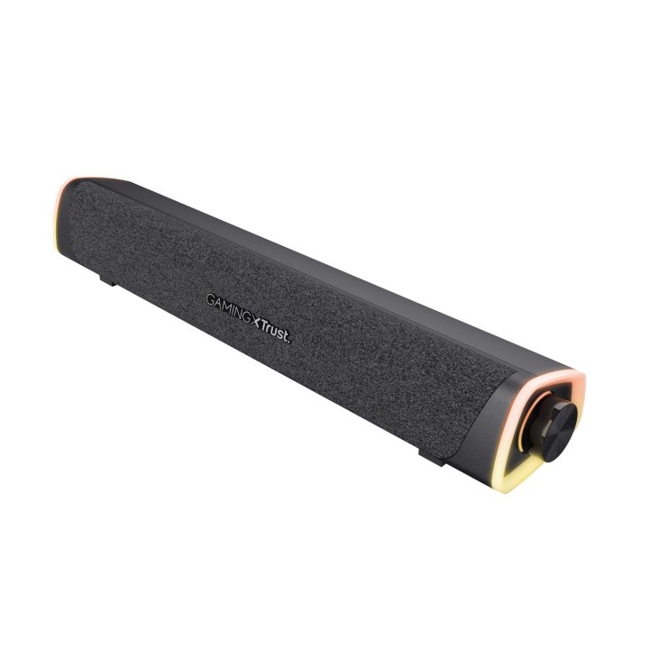 Barra De Sonido Trust Gxt Axon Rgb Illuminated 12w Cable Auxiliar Para Audio Usb Para Alimentacion 24482