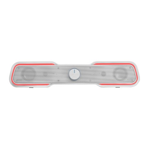Barra De Sonido Bluetooth Mars Gaming Msbx White 10w Rms Iluminacion Rgb Dinamico Procesador Dsp