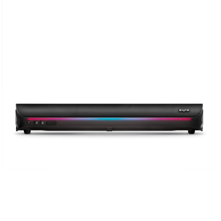Barra De Sonido Bluetooth Energy Sistem Esg 2 Sonar Black Bt5.0 Jack 3.5mm 10w Rms Luz Rgb