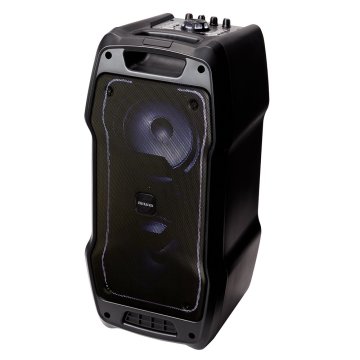 Altavoz Bluetooth Trolley Aiwa Kbtus-400 Bluetooth 5.0 Salida 50w Rms Bateria Radio Fm Microfonos Inalambrico Incluido 2