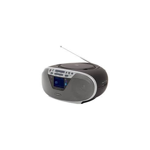 Radio Cd Bluetooth Portable Aiwa Boombox Bbtu-500dab/bk Negro 6w Rms Bt Mp3 Usb Y Jack 3.5mm