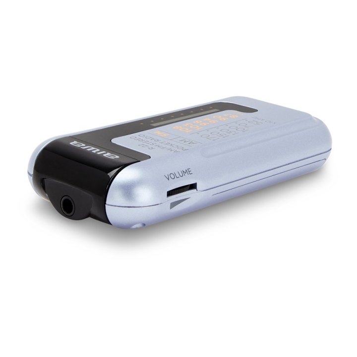 Radio Analogica Mini Aiwa R-22sl Am fm Hyperbass Color Silver