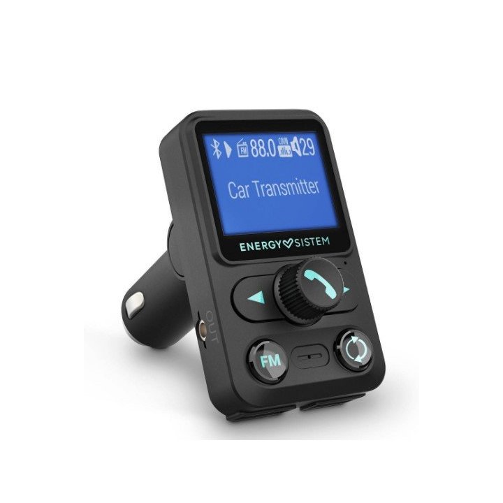 Transmisor De Coche Energy Sistem Car Fm Xtra Pantalla Lcd 1,4" Bluetooth 5.3
