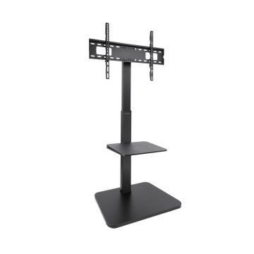 Soporte De Suelo Tooq Fs2287m-b Para Pantallas De 37 Hasta 75  Vesa Max. 600x400 Min. 200x200 Ajustable En Altura Max. 40kg B