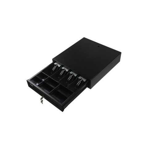 Tpv Cajon Portamonedas Equip Apertura Manual Y Automatica Conector Rj11 Color Negro