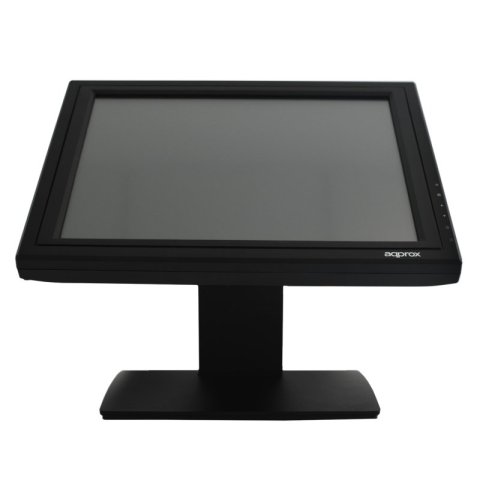 Monitor 15" Tactil Resistiva Tpv Approx Appmt15w5 Vga Negro 5ms 300cd m2 Tactil De 5 Hilos Con Controlador Eeti Grado A+