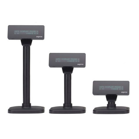 Visor Tpv Para Cliente 40 Caracteres (20 Columnas X 2 Lineas) Color Negro