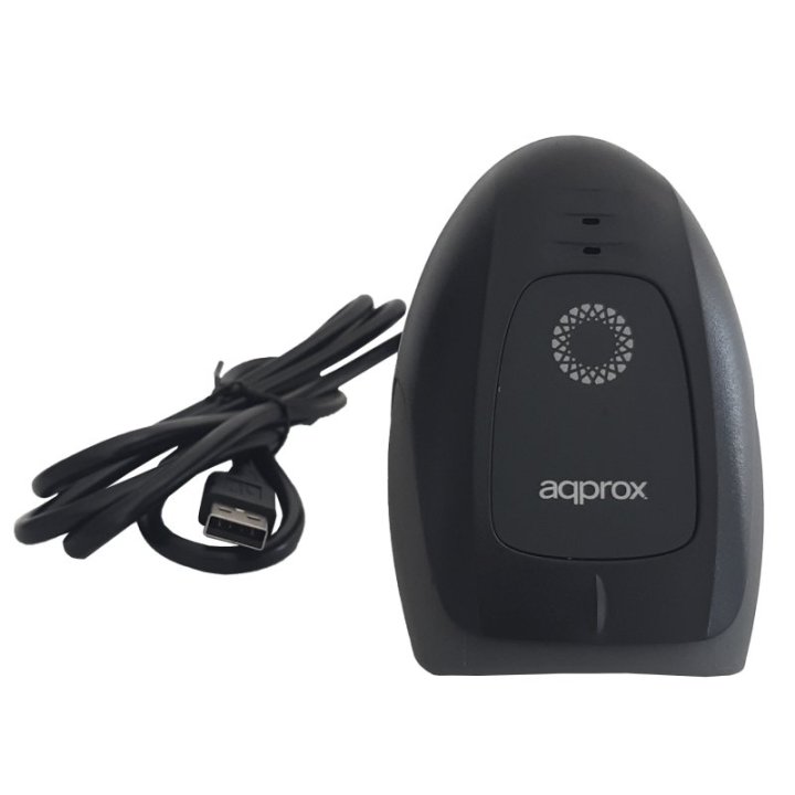Scanner Codigo De Barras Approx Appls11 1d Usb Disparo Manual O Automatico Una Laser Visible Indicador Led Y Beeper Sin Peana
