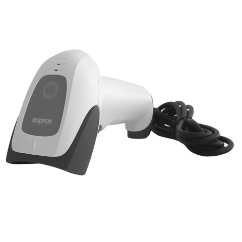 Scanner Codigo De Barras Approx Appls22wh Blanco 2d 1d Interfaz Usb Disparo Manual O Automatico Avisador De Lectura Por Led Y