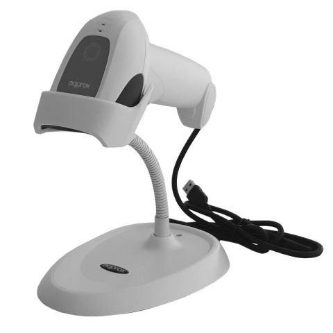 Scanner Codigos De Barras Approx Appls11aswh 1d Usb Disparo Manual O Automatico Laser Visible Indicador Led Y Beeper Con Sopo