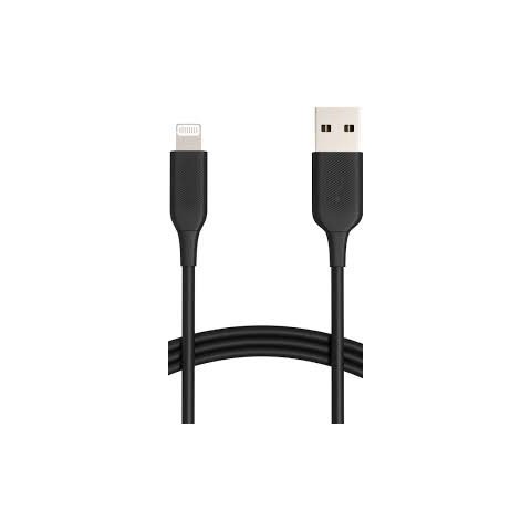 Cable Usb-a A Lightning 2m Nortess Kit 5 Unidades Iphone 5 6/7/8/ X Ipad 2 Metros Color Negro