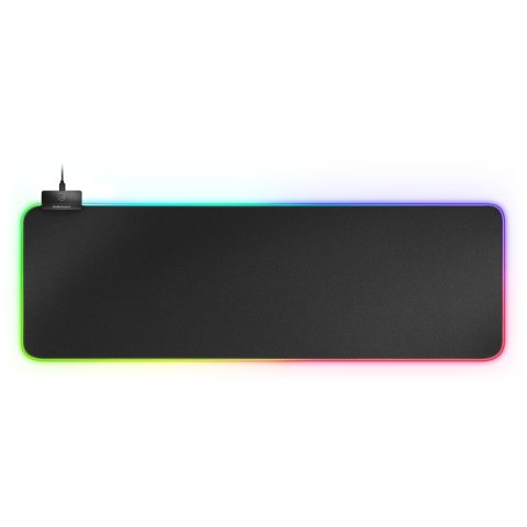 Alfombrilla Mars Gaming Mmprgb2 Iluminacion Rgb En Contorno Tamaño Xxl 800x300mm 4mm Integra Hub 2xusb 2.0