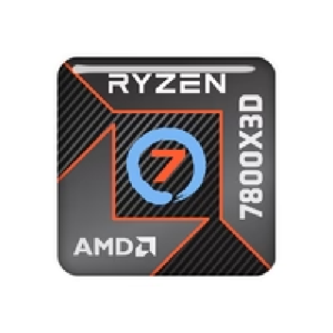 Cpu Amd Am5 Ryzen 7 7800x3d 4,2 Ghz - 5.0 Ghz 8 Cores 96mb Cache 120wat (sin Cooler)