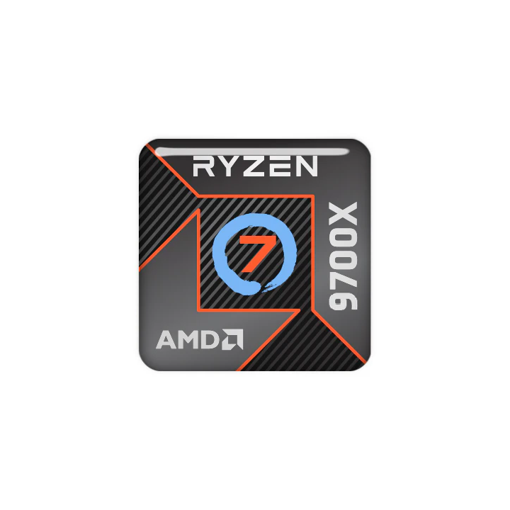 Cpu Amd Am5 Ryzen 7 9700x 3,8 Ghz - 5.5 Ghz 8 Cores 40mb Cache 65wat (sin Cooler)