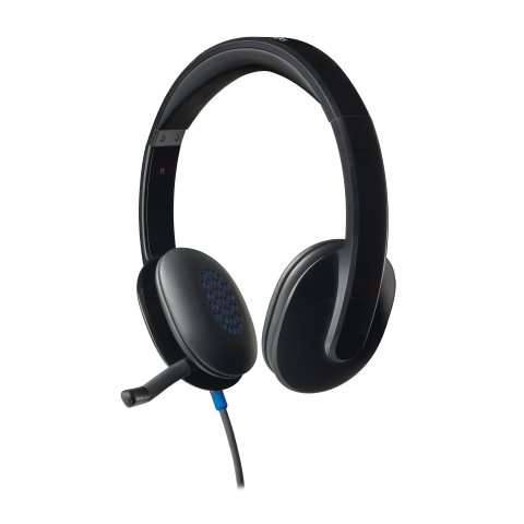Headset Logitech H540 Audio De Alto Rendimiento Con Supresion De Ruidos Color Negro P n 981-000480