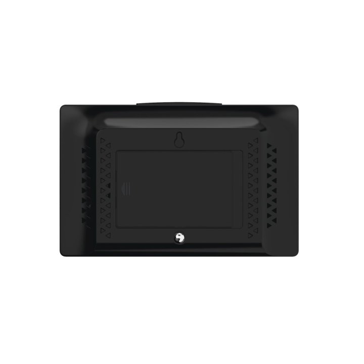 Estacion Metereologica Hama Touch Pronostico Del Tiempo Temperatura Humedad Reloj Dcf Tactil Color Negro