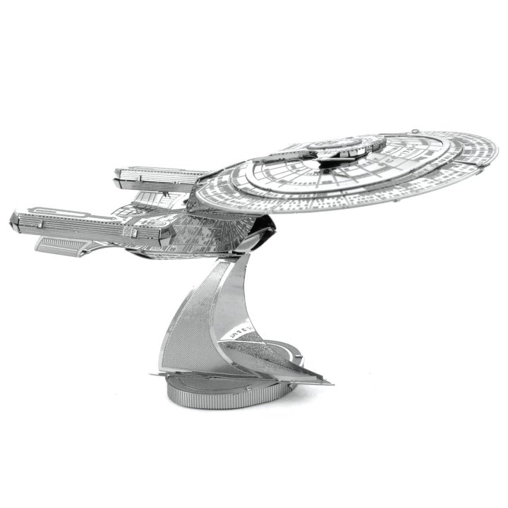 Maqueta 3d Metal Fascinations U.s.s. Enterprise Montaje Sin Pegamento Ni Soldadura Maquetas 3d