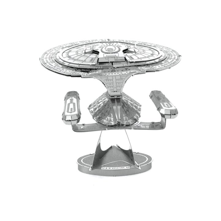 Maqueta 3d Metal Fascinations U.s.s. Enterprise Montaje Sin Pegamento Ni Soldadura Maquetas 3d