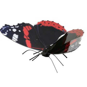 Maqueta 3d Metal Fascinations Mariposa Red Admiral... 2