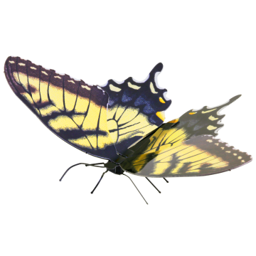 Maqueta 3d Metal Fascinations Mariposa Tiger Swallowtail...