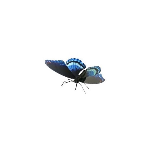 Maqueta 3d Metal Fascinations Mariposa...