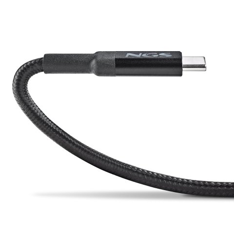 Cable Usb-c Macho A Usb-c Macho Ngs Knot65w-2 De 2m De Longitud