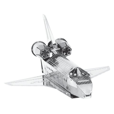 Maqueta 3d Metal Fascinations Space Shuttle Enterprice Montaje Sin Pegamento Ni Soldadura Maquetas 3d