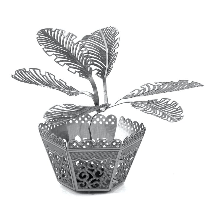 Maqueta 3d Metal Fascinations Planta Sago Palm...