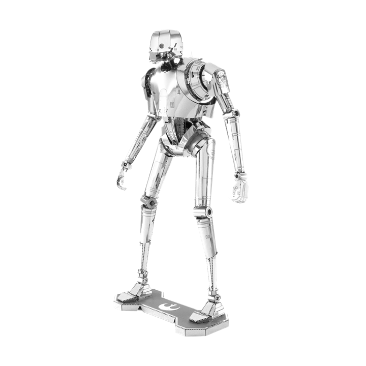 Maqueta 3d Metal Fascinations Star Wars K-2s0 Montaje Sin Pegamento Ni Soldadura Maquetas 3d